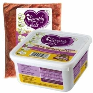 Chicken for Cats by Simply Pets | Chicken Meal for Cats | Veterinary formulated | Raw Cat Food | Raw Food for Cats