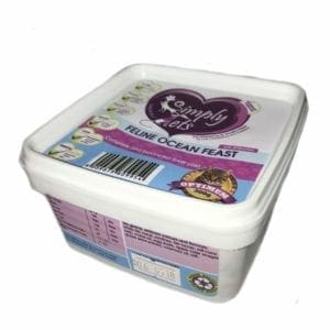 Fish for Cats 300gr Tubs by Simply Pets | Fish Meal for Cats | Veterinary formulated | Raw Cat Food | Raw Food for Cats