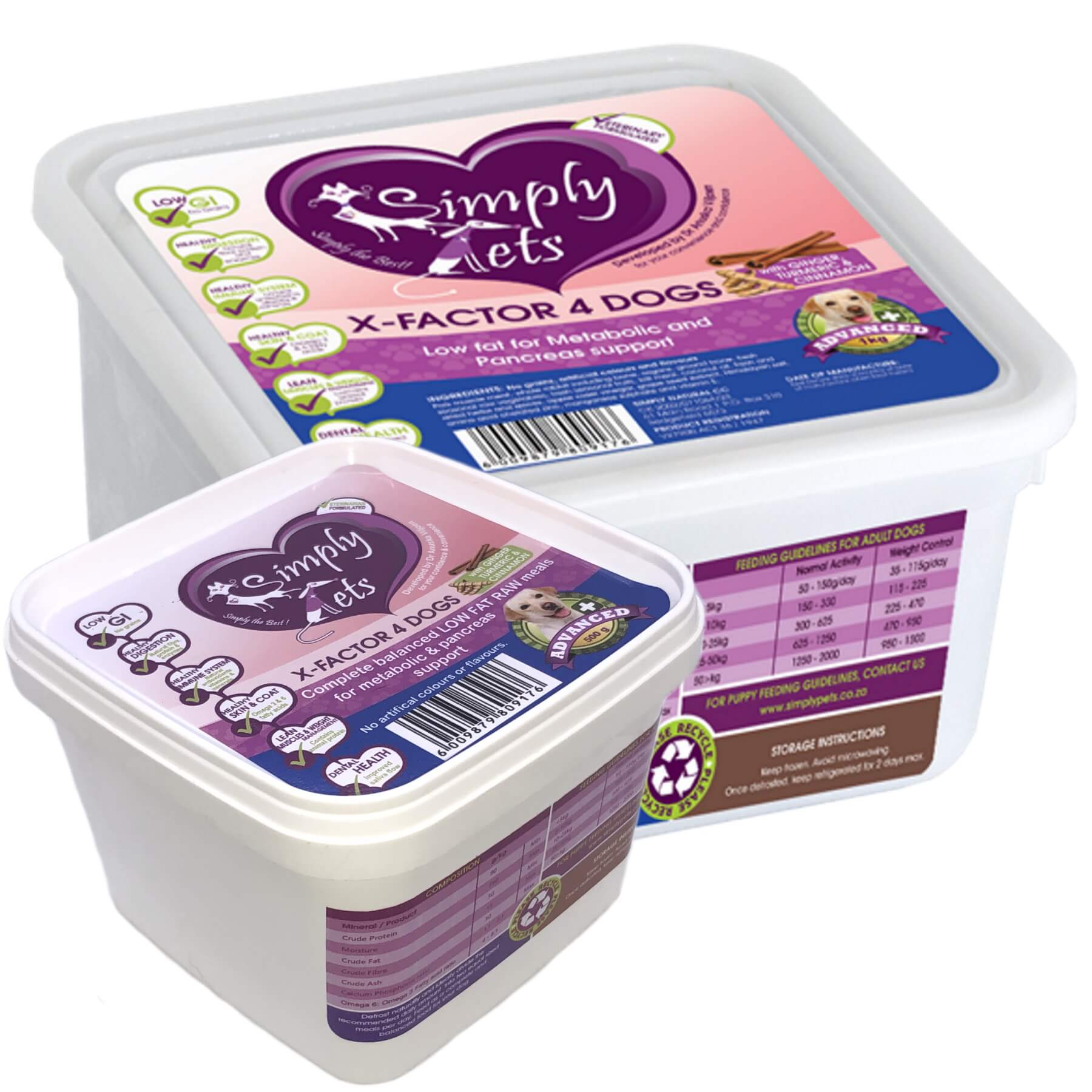 X-Factor for Dogs by Simply Pets | Rabbit Meal for Dogs | Veterinary formulated | Raw Dog Food | Raw Food for Dogs