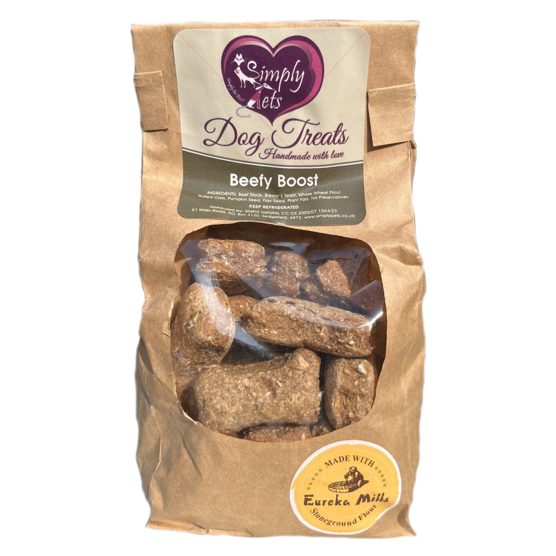 Beefy Boost Baked Treats for Dogs